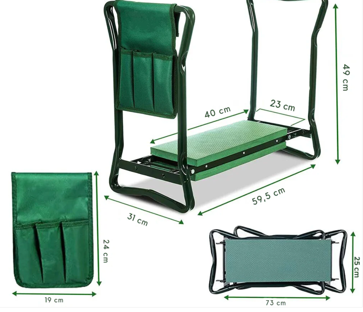 Multifunksjonell Kne- og Sitteplass – Hagearbeid uten smerter!