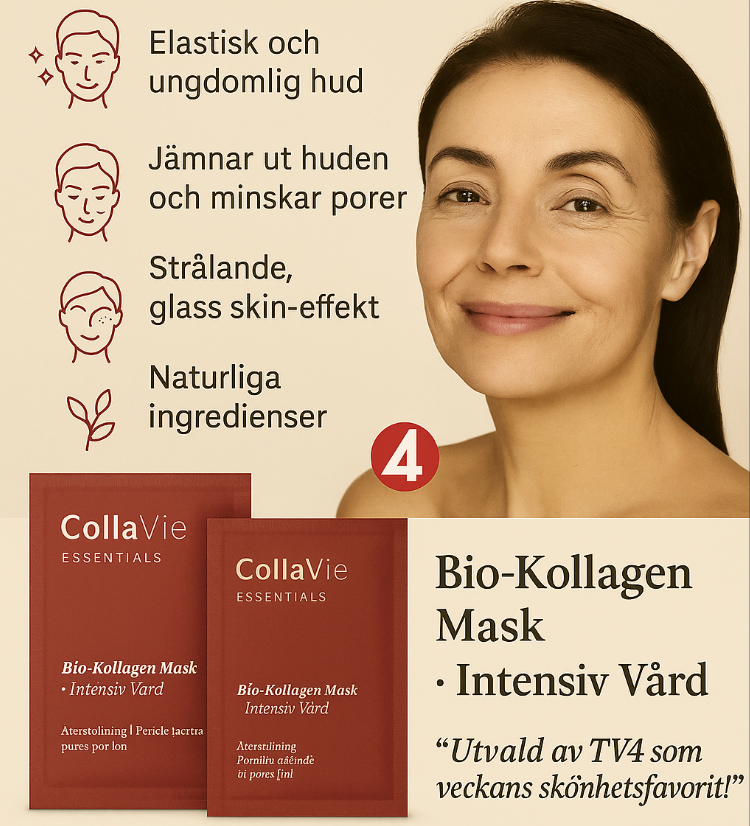 Djup Bio-Kollagenmask | Avancerad kollagenvård för fastare och strålande hy på endast 7 dagar
