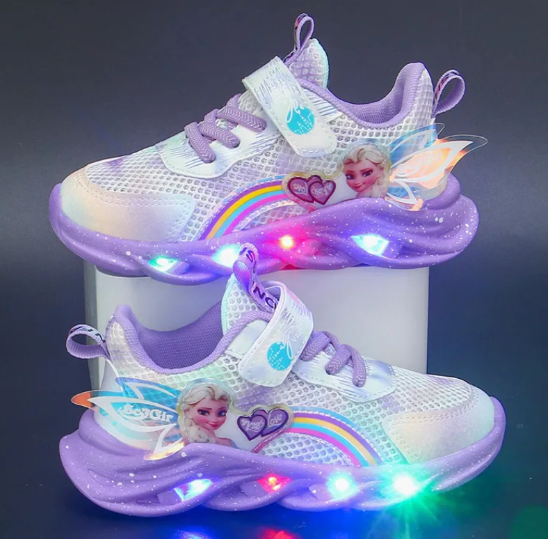 ElsaSteps™ LED-skor för barn med magisk glans