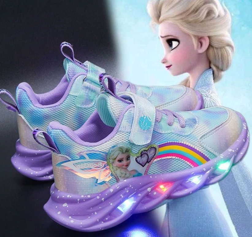 ElsaSteps™ LED-skor för barn med magisk glans
