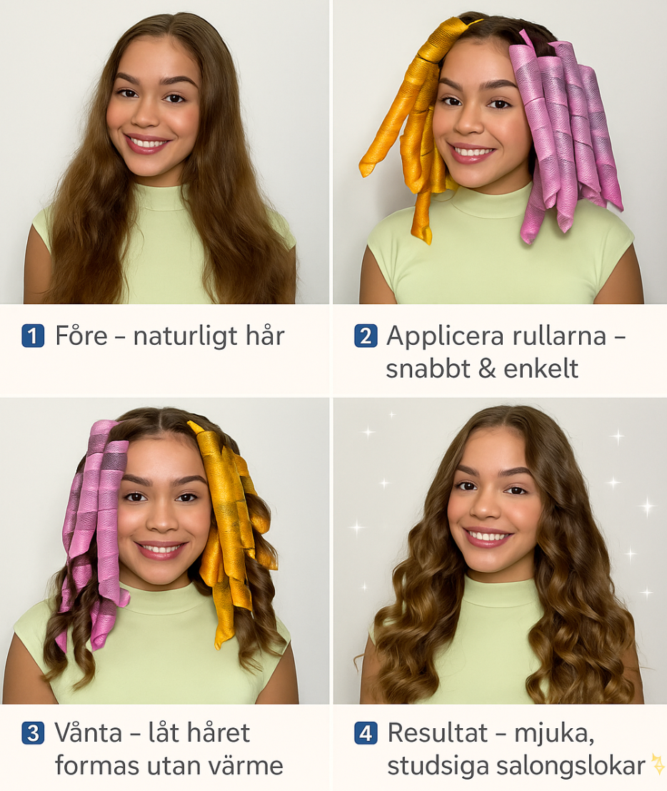 Cithway® Värmefria Lockar – Skönhet utan skador för barn