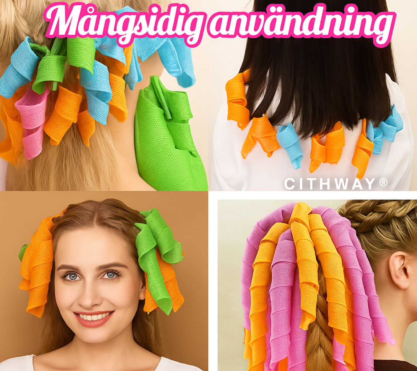 Cithway® Värmefria Lockar – Skönhet utan skador för barn