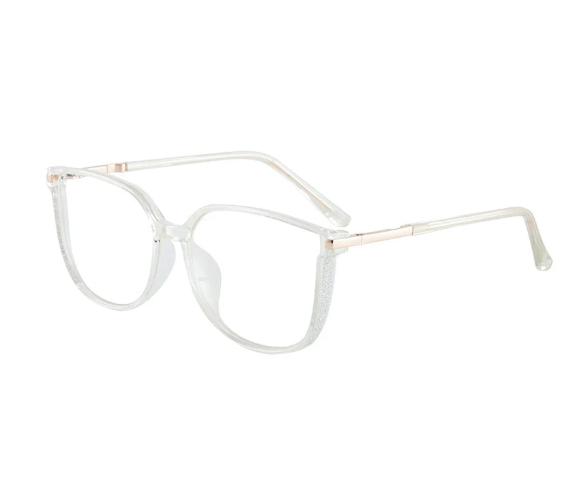 Damglasögon med stor ram – HD Anti-Blåljus