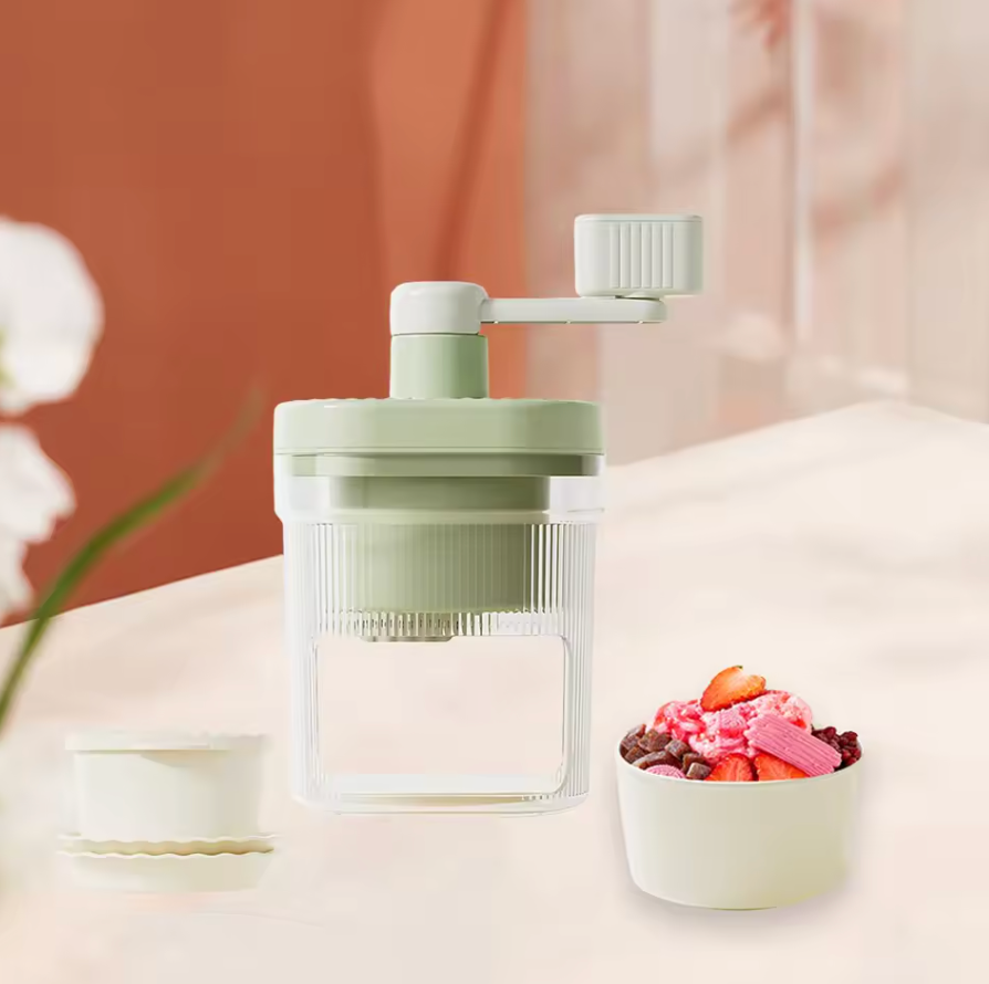 Israkapparaten som förvandlar vanlig is till fluffiga snökristaller – på sekunder