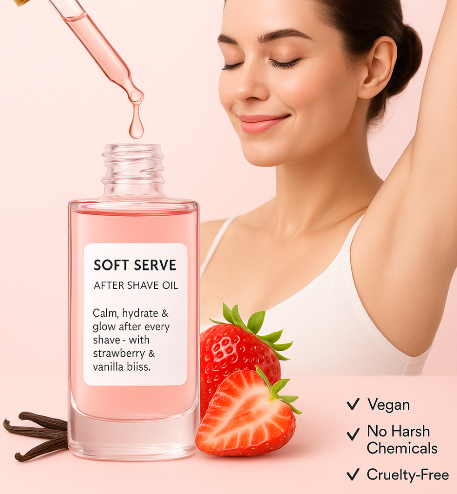 Soft Serve After Shave Oil – Mjuk som glass, len som din hud