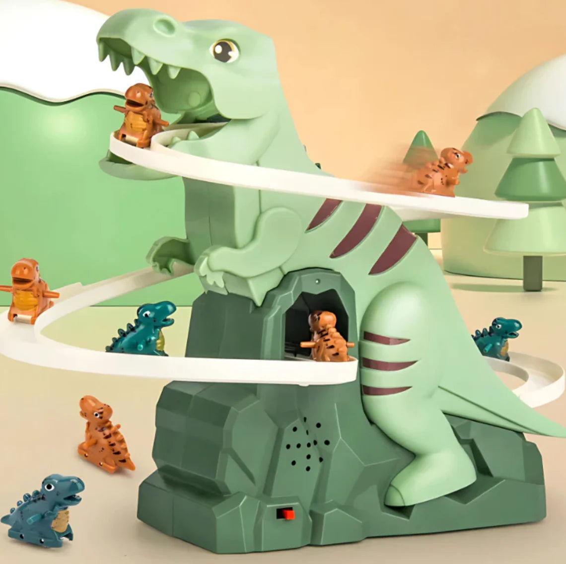 DinoRacers™ – Lysande Klätterbana med Racer-Dinosaurier