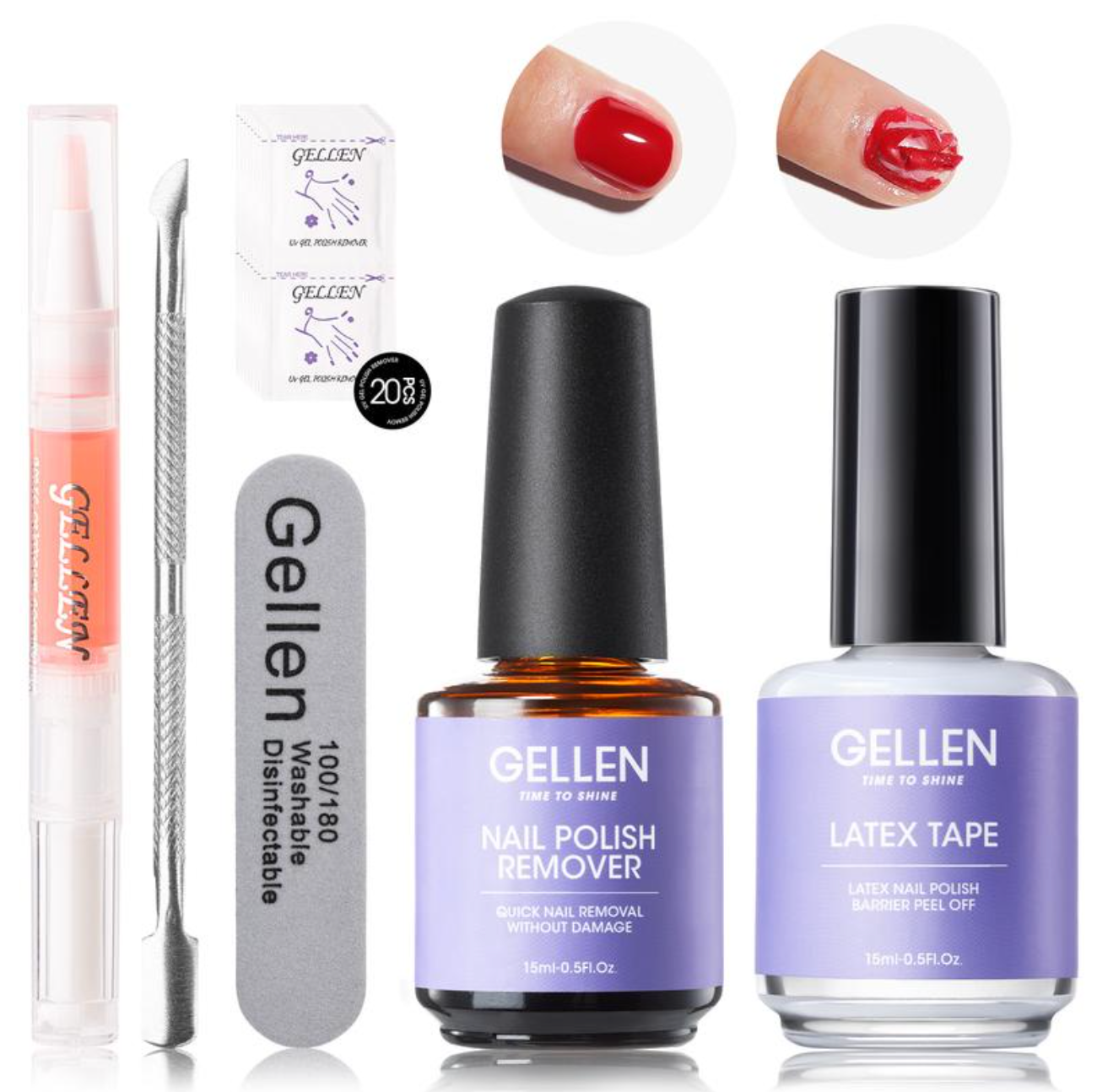 Gellen Gel Polish Remover Kit