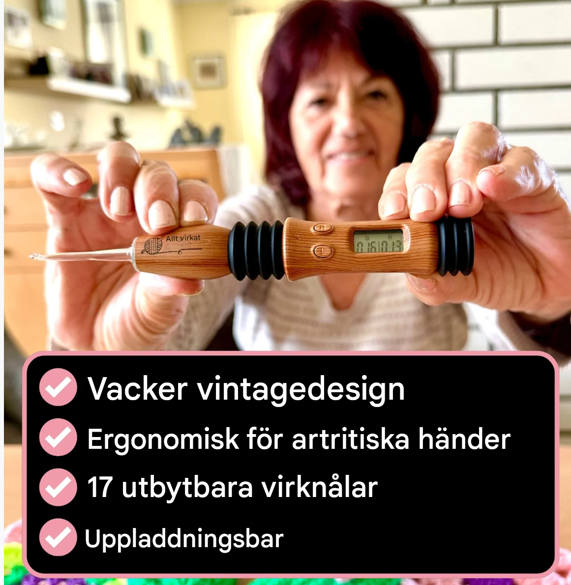 Vintage Virkset – Virka med precision, komfort och glädje