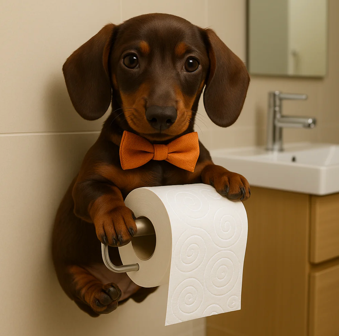 Toalettpappershållaren som får dig att le varje gång du går på toa🐾