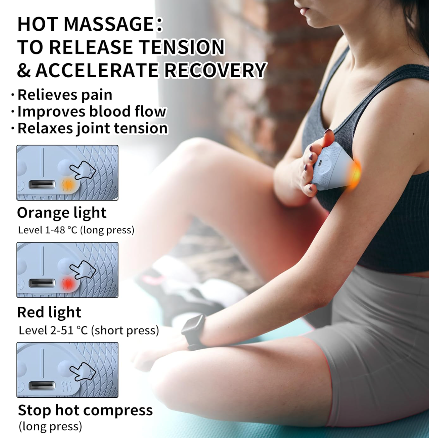 Electric Adsorption Fascia Ball – Perfekt avslapning for muskler og kropp!