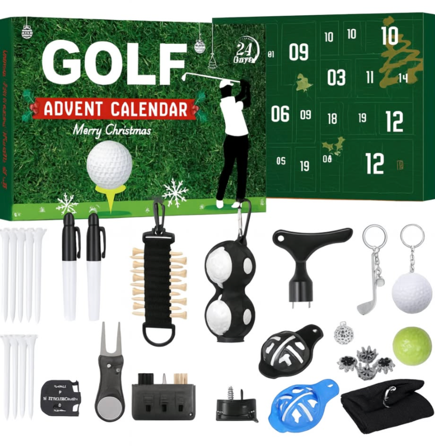 Den perfekte julegaven for golfspilleren: Hver luke skjuler en ny overraskelse på banen ⛳
