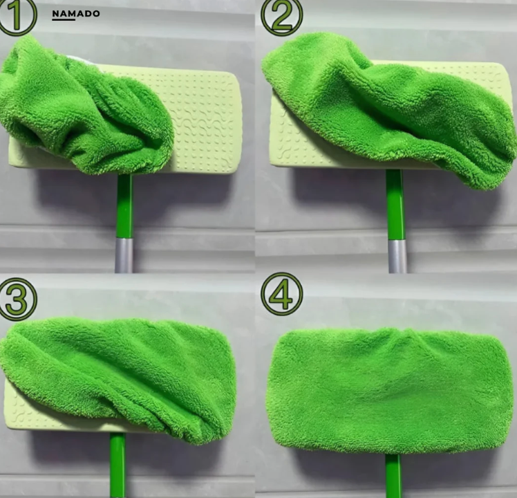 GreenSweep™  Återanvändbar mopp för Swiffer | 2+2 GRATIS (med mikrofiberborst)