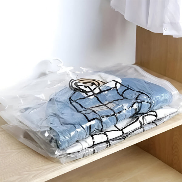 Hängande vakuumpåsar för klädförvaring (4-pack)