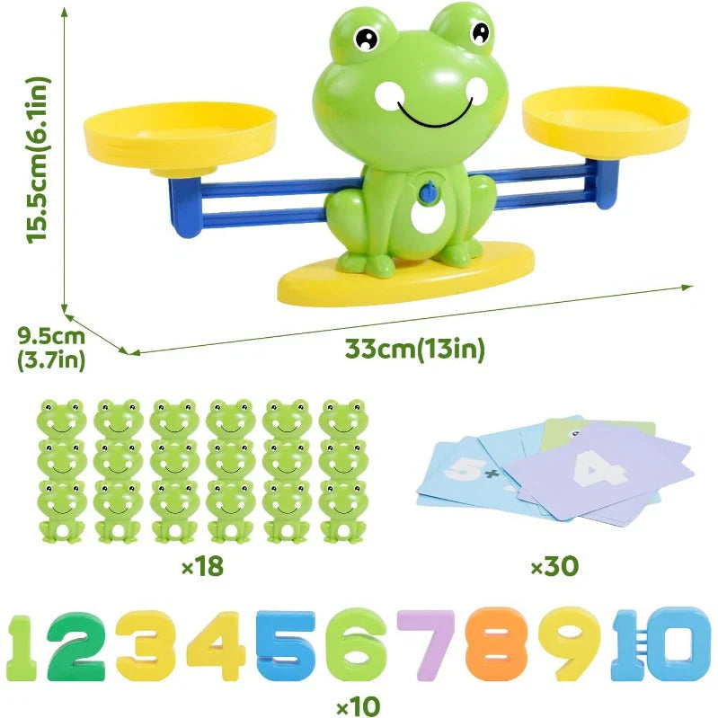 Rolig & Pedagogisk Grodbalans – Mattespel för Barn 🐸