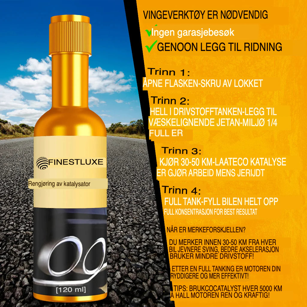 Forbedre ytelsen til bilen din med EcoKatalys Catalyst Cleaner!