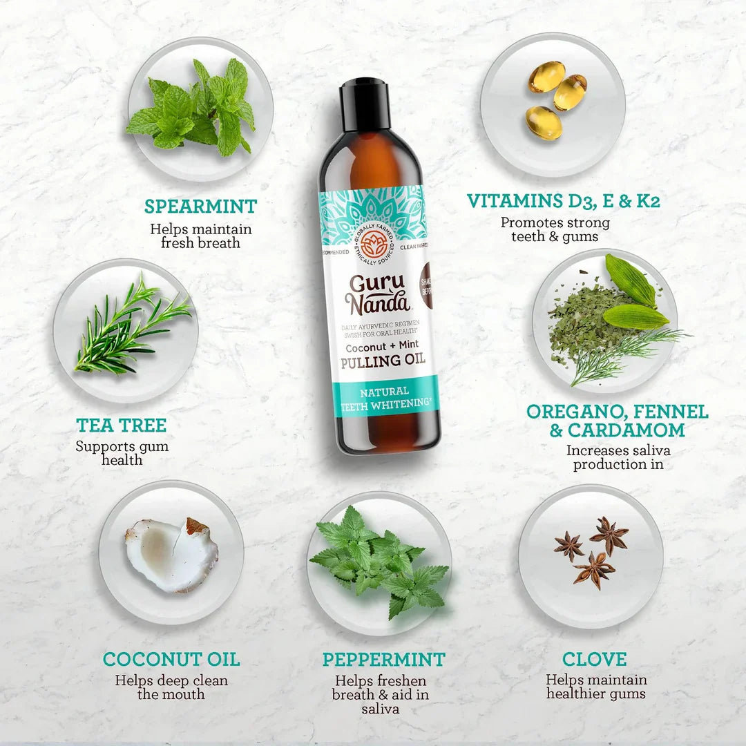 GuruNanda Frisk Oil Pull - Løsningen for total munnhelse