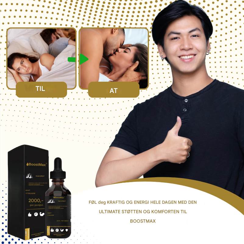 BoostMax® Libido-boosting Drops | Øker din penis med 95% på 7 dager!