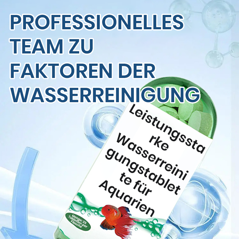 Kristalheldere Aquariumtabletten
