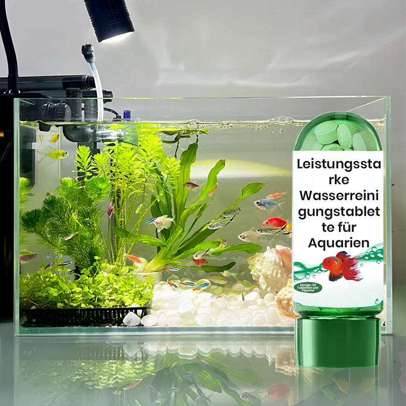 Kristalheldere Aquariumtabletten