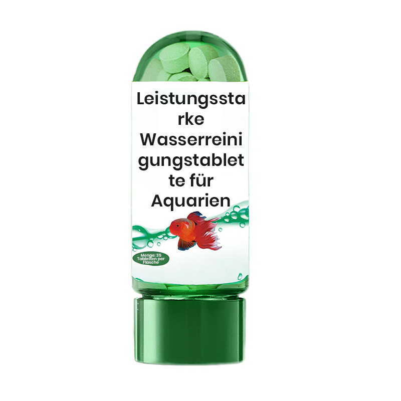 Kristalheldere Aquariumtabletten