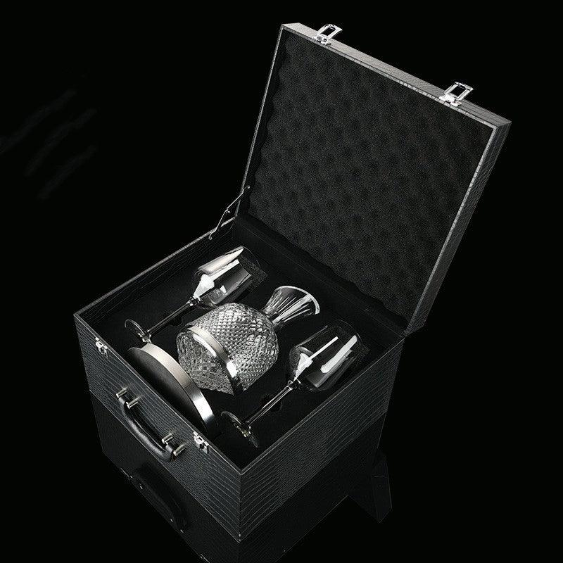 Draaibare Kristallen Wijnkaraf