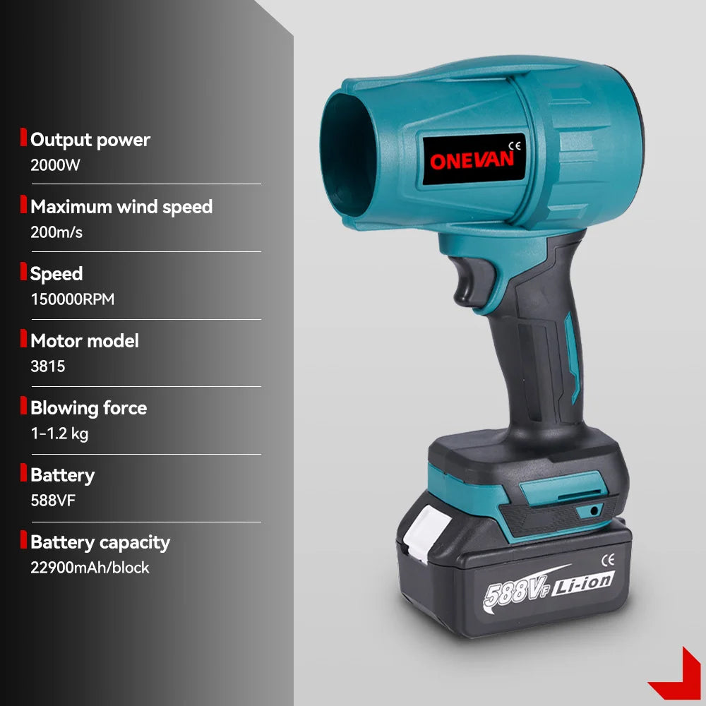 Krachtige Draadloze Luchtblazer