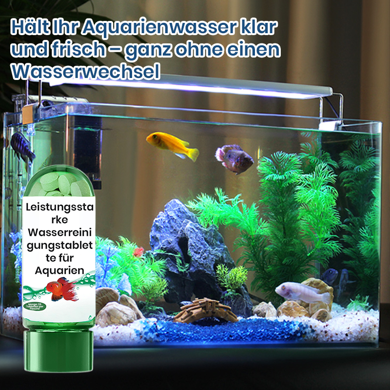 Kristalheldere Aquariumtabletten