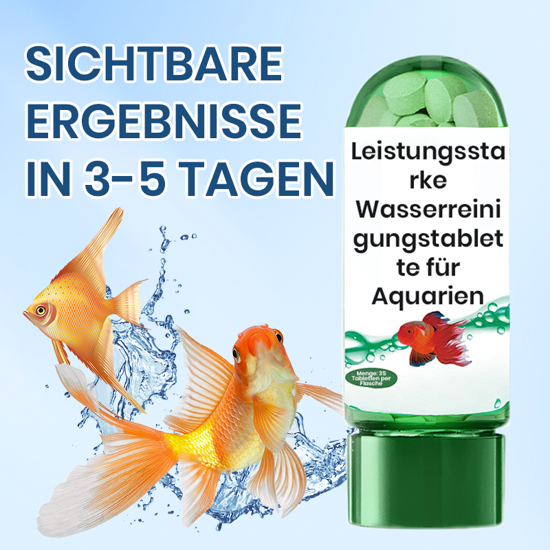 Kristalheldere Aquariumtabletten