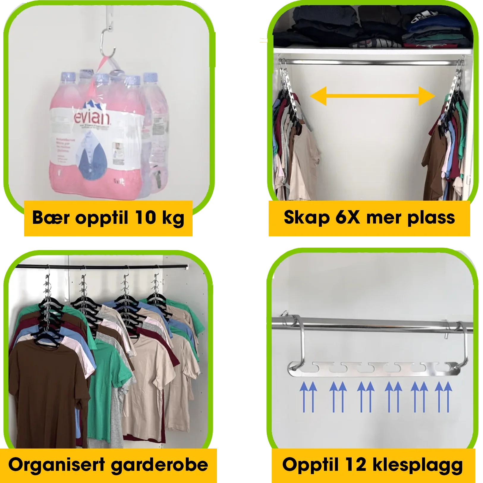 SmartHang™ - Multifunksjonell Kleshenger