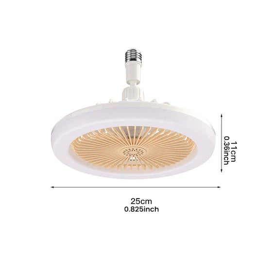 2-i-1 vifte og taklampe med fjernkontroll